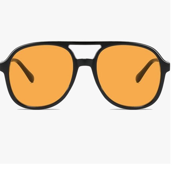 Trendy Sunglasses for Women and Men Black/Yellow Tint main image 4